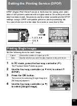 Предварительный просмотр 153 страницы Pentax 19271 - Optio W30 7.1 MP Digital Camera Operating Manual