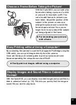 Preview for 15 page of Pentax 19301 - Optio M40 Digital Camera Operating Manual