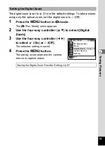 Preview for 77 page of Pentax 19301 - Optio M40 Digital Camera Operating Manual