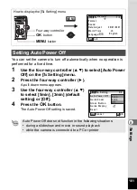 Preview for 163 page of Pentax 19301 - Optio M40 Digital Camera Operating Manual