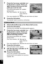 Preview for 160 page of Pentax 19342 - Optio S10 10MP Digital Camera Operating Manual