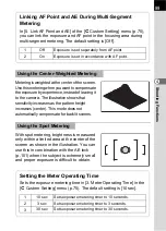 Preview for 101 page of Pentax 19541 Operating Manual