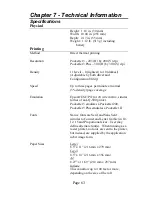 Preview for 73 page of Pentax 205571 - PocketJet 3 Plus B/W Direct Thermal Printer User Manual