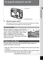 Preview for 19 page of Pentax 30 - Optio 30 3.2MP Digital Camera Operating Manual