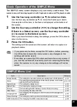 Preview for 31 page of Pentax 30 - Optio 30 3.2MP Digital Camera Operating Manual