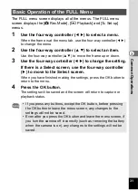 Preview for 33 page of Pentax 30 - Optio 30 3.2MP Digital Camera Operating Manual