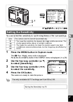 Preview for 49 page of Pentax 30 - Optio 30 3.2MP Digital Camera Operating Manual