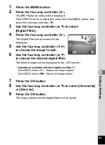 Preview for 95 page of Pentax 30 - Optio 30 3.2MP Digital Camera Operating Manual