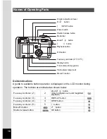 Предварительный просмотр 12 страницы Pentax 555 - Optio 555 5MP Digital Camera Operating Manual