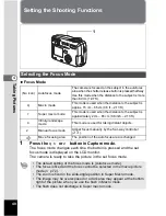 Предварительный просмотр 42 страницы Pentax 555 - Optio 555 5MP Digital Camera Operating Manual