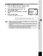 Предварительный просмотр 77 страницы Pentax 555 - Optio 555 5MP Digital Camera Operating Manual