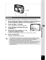 Предварительный просмотр 97 страницы Pentax 555 - Optio 555 5MP Digital Camera Operating Manual