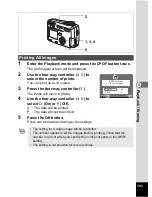 Предварительный просмотр 105 страницы Pentax 555 - Optio 555 5MP Digital Camera Operating Manual