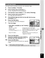 Предварительный просмотр 111 страницы Pentax 555 - Optio 555 5MP Digital Camera Operating Manual