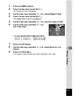 Предварительный просмотр 113 страницы Pentax 555 - Optio 555 5MP Digital Camera Operating Manual