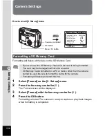 Предварительный просмотр 114 страницы Pentax 555 - Optio 555 5MP Digital Camera Operating Manual