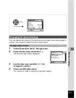 Предварительный просмотр 115 страницы Pentax 555 - Optio 555 5MP Digital Camera Operating Manual