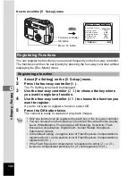 Предварительный просмотр 124 страницы Pentax 555 - Optio 555 5MP Digital Camera Operating Manual