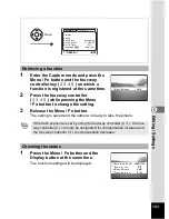 Предварительный просмотр 125 страницы Pentax 555 - Optio 555 5MP Digital Camera Operating Manual