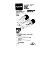 Pentax #62217 - UCF Zoom II 8-16x21 Binos Owner'S Manual preview