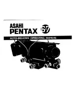 Pentax 67 Auto Bellows Operating Manual preview