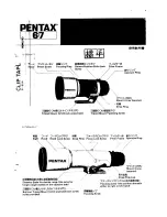 Pentax 67 M 400mm f/4 & 800mm f/6.7 ED (IF) Lens Operating Manual preview