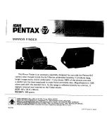 Preview for 29 page of Pentax 67 Marine User Manual