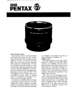 Предварительный просмотр 5 страницы Pentax 67 Rear Converters 1.4X Operating Manual