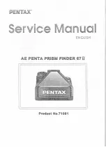 Preview for 98 page of Pentax 67II Service Manual