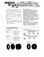 Preview for 25 page of Pentax 6x7 Auto Extension Tubes Operating Manual