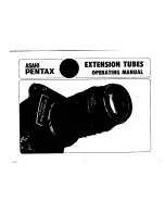 Pentax 6x7 Extension Tubes Operating Manual preview