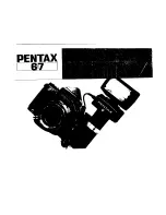 Pentax 6x7 Grip AF400T Bracket and Quick Focusing Ring Operating Manual preview