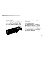 Preview for 3 page of Pentax 6x7 Lens Adapter K Operating Manual