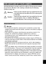 Preview for 3 page of Pentax 750Z - Optio Digital Camera Operating Manual