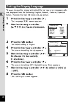 Preview for 30 page of Pentax 750Z - Optio Digital Camera Operating Manual