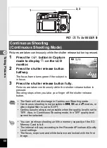 Preview for 62 page of Pentax 750Z - Optio Digital Camera Operating Manual