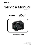 Preview for 1 page of Pentax 77420 Service Manual