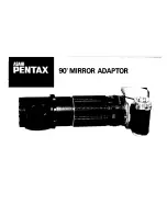 Pentax 90 Degree Mirror Adapter Operating Manual preview