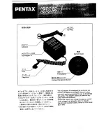 Pentax AC Adapter II Operating Manual preview