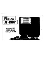 Preview for 1 page of Pentax AF-130P Operating Manual