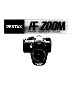 Pentax AF Zoom 35-70mm f/2.8s Operating Manual preview