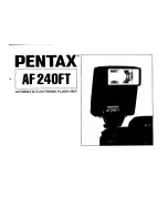 Pentax AF240FT Manual preview