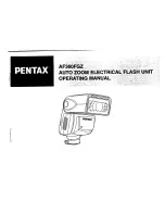 Pentax AF360FGZ - AF - Hot-shoe clip-on Flash Operating Manual preview