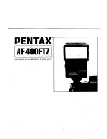 Preview for 1 page of Pentax AF400FTZ Manual