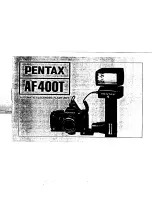 Pentax AF400T Flash Manual preview