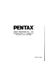 Предварительный просмотр 19 страницы Pentax AL-6B Instruction Manual