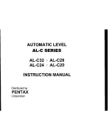 Pentax AL-C20 Instruction Manual preview