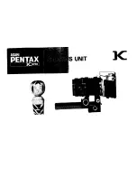 Pentax Bellows Unit Manual preview