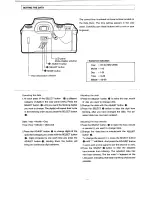 Preview for 3 page of Pentax Data Back FD Operating Manual