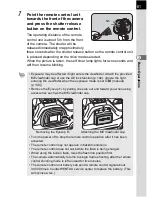 Предварительный просмотр 63 страницы Pentax DL - 6.1MP Digital SLR Camera Operating Manual